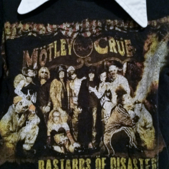 MOTLEY CRUE RECYCLED LAYERED TEE SIZE 6T NWT Designer Kids Wear Rocker - Picture 2 of 5